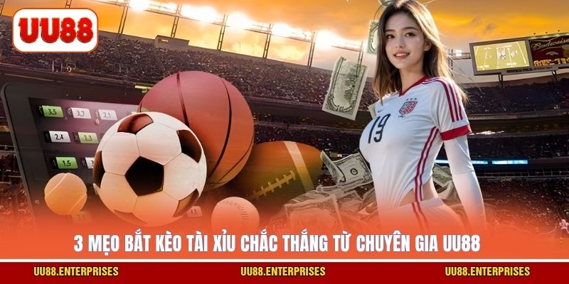 3 mẹo bắt kèo tài xỉu chắc thắng từ chuyên gia UU88